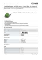 Datasheet for Phoenix Contact 2869728, EAN: 4017918983093