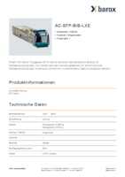 Datasheet for Barox AC-SFP-BIB-LXE