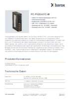 Datenblatt zu Barox PC-PIGE401C-M