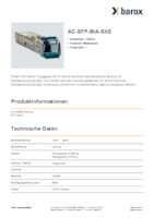 Datasheet for Barox AC-SFP-BIA-SXE
