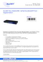 Datasheet for Allnet ALL-SG8210PM, EAN: 4038816147110