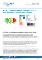 Datenblatt zu Allnet ALL-PoE-CO2-LAMP