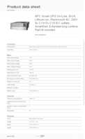 Datasheet for APC SRTL3000RM4UXLI, EAN: 0731304508991