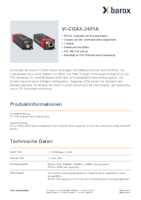 Datenblatt zu Barox VI-COAX-2401A, EAN: 0841144100016