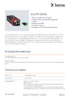 Datenblatt zu Barox VI-UTP-2301A, EAN: 0841144100078