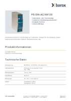 Datenblatt zu Barox PS-DIN-AC/48/120