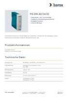 Datenblatt zu Barox PS-DIN-AC/24/20, EAN: 4015867191279