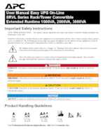 Datasheet for APC SRVL3KRILRK, EAN: 0731304436805