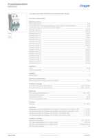 Datasheet for Hager MBN563, EAN: 3250614310768