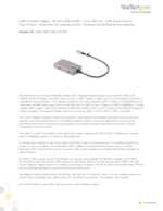 Datasheet for Startech.com 104B-USBC-MULTIPORT, EAN: 0065030895569