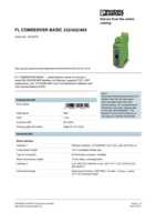 Datasheet for Phoenix Contact 2313478, EAN: 4046356451314