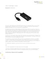 Datasheet for Startech.com CDP2HD4K60, EAN: 0065030865135