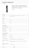 Datasheet for APC SP3BBEC, EAN: 0731304448600