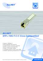 Datasheet for Allnet SFP-10G-T-C-CISCO, EAN: 4038816120441