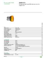 Datasheet for Schneider Electric ZB4BV053, EAN: 3389110894981