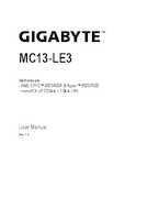 Datenblatt zu Gigabyte 9MC13LE3MR-000