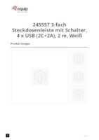 Datenblatt zu Equip 245557, EAN: 4015867245460