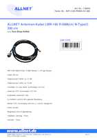 Datenblatt zu Allnet ANT-CAB-RSMA-N-f-300, EAN: 4038816135056