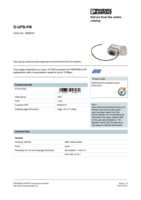 Datasheet for Phoenix Contact 2880642, EAN: 4046356048989