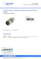 Datasheet for Allnet ANT-ADP-NM-NM, EAN: 4038816008091