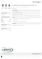 Datenblatt zu Kensington K68001WW, EAN: 0085896680017