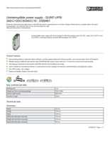 Datasheet for Phoenix Contact 2320461, EAN: 4046356731515