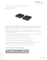 Datasheet for Startech.com ST12MHDLAN2K, EAN: 0065030878456