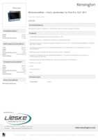 Datenblatt zu Kensington 626398, EAN: 4049793056975