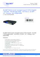 Datasheet for Allnet ALL-SG8418PM, EAN: 4038816210081