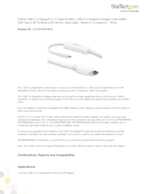 Datasheet for Startech.com CDP2DPMM3MW, EAN: 0065030873789