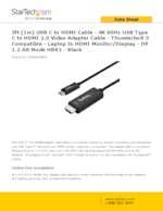 Datasheet for Startech.com CDP2HD1MBNL, EAN: 0065030875448