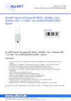 Datasheet for Allnet ALL-WAPC0523AXO-3000, EAN: 4038816126719
