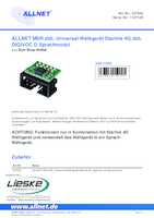 Datenblatt zu Allnet 1107128, EAN: 4038816154941
