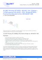 Datasheet for Allnet ALL-WB100AXF-1200_B2B, EAN: 4038816227980