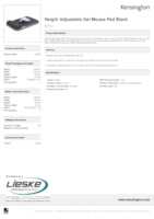 Datasheet for Kensington 57711, EAN: 0735353577113