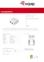 Datasheet for Equip 235214, EAN: 4015867206928