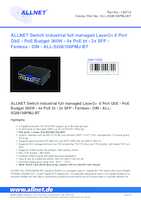 Datasheet for Allnet ALL-SGI8106PMJ-BT, EAN: 4038816106742