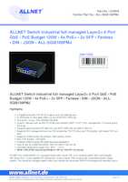 Datasheet for Allnet ALL-SGI8106PMJ, EAN: 4038816131003
