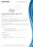 Datasheet for Intellinet 735810, EAN: 0766623735810