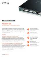 Datasheet for Zyxel XS3800-28-ZZ0101F, EAN: 4718937600960