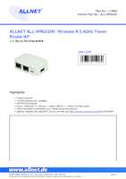 Datasheet for Allnet ALL-WR0235, EAN: 4038816114969