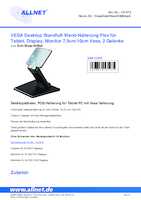 Datenblatt zu Allnet VesaDeskStandC88black, EAN: 4038816161475