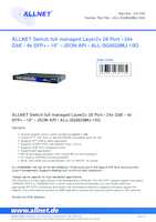 Datasheet for Allnet ALL-SG8628MJ-10G, EAN: 4038816231185