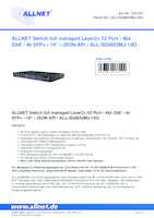 Datenblatt zu Allnet ALL-SG8652MJ-10G, EAN: 4038816133144
