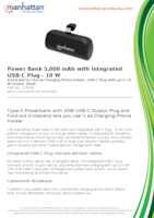 Datasheet for Manhattan 102636, EAN: 766623102636