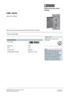 Datasheet for Phoenix Contact 2938235, EAN: 4046356051156