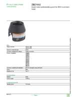 Datasheet for Schneider Electric ZBZ1602, EAN: 3389110099478