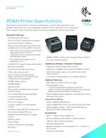 Datasheet for Zebra ZD4AH42-C0EE00EZ