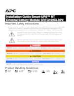 Datenblatt zu APC SRTG192XLBP2, EAN: 0731304411987