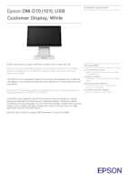 Datasheet for Epson A61CH62101, EAN: 8715946691183